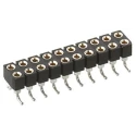 Preci-Dip 803 Series Right Angle Surface PCB Socket 6-Contact 2 Row 2.54 mm Pitch Solder 803-87-006-30-002101
