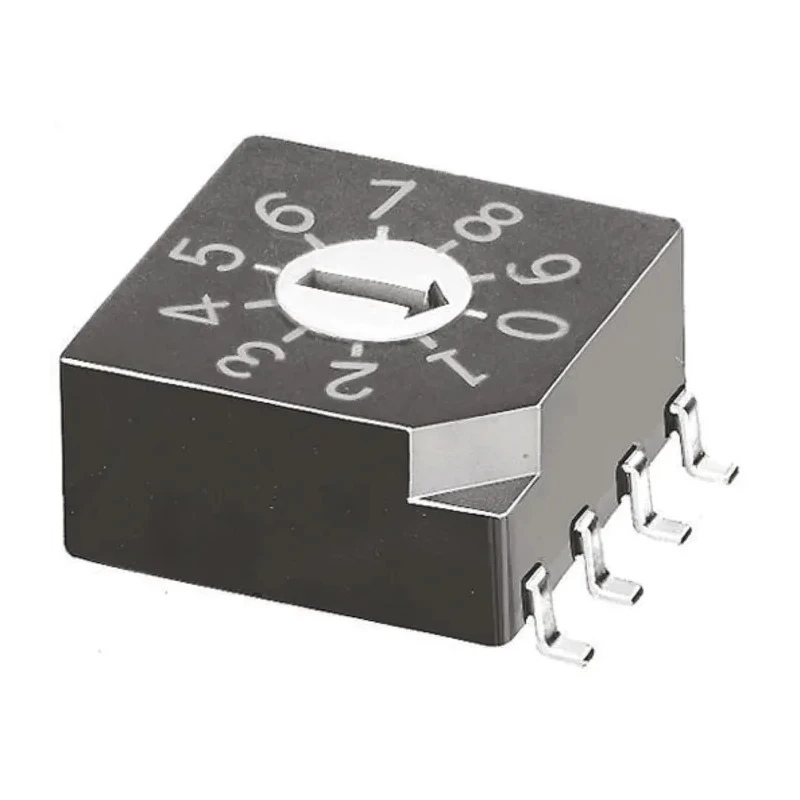 KNITTER-SWITCH Rotary Coded DIP Switch Surface Mount Rotary Flush Actuator SMR5010