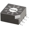 KNITTER-SWITCH Rotary Coded DIP Switch Surface Mount Rotary Flush Actuator SMR5010