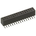 Preci-Dip 853 Series Right Angle Surface PCB Socket, 20-Contact, 2 Row, 1.27 mm Pitch, 12A, 150V 853-87-020-30-001101