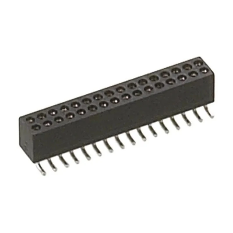 Preci-Dip 853 Series Right Angle Surface PCB Socket, 20-Contact, 2 Row, 1.27 mm Pitch, 12A, 150V 853-87-020-30-001101