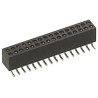 Preci-Dip 853 Series Right Angle Surface PCB Socket, 20-Contact, 2 Row, 1.27 mm Pitch, 12A, 150V 853-87-020-30-001101