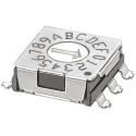 KNITTER-SWITCH Rotary Flush Rotary Coded DIP Switch Surface Mount SMR13010