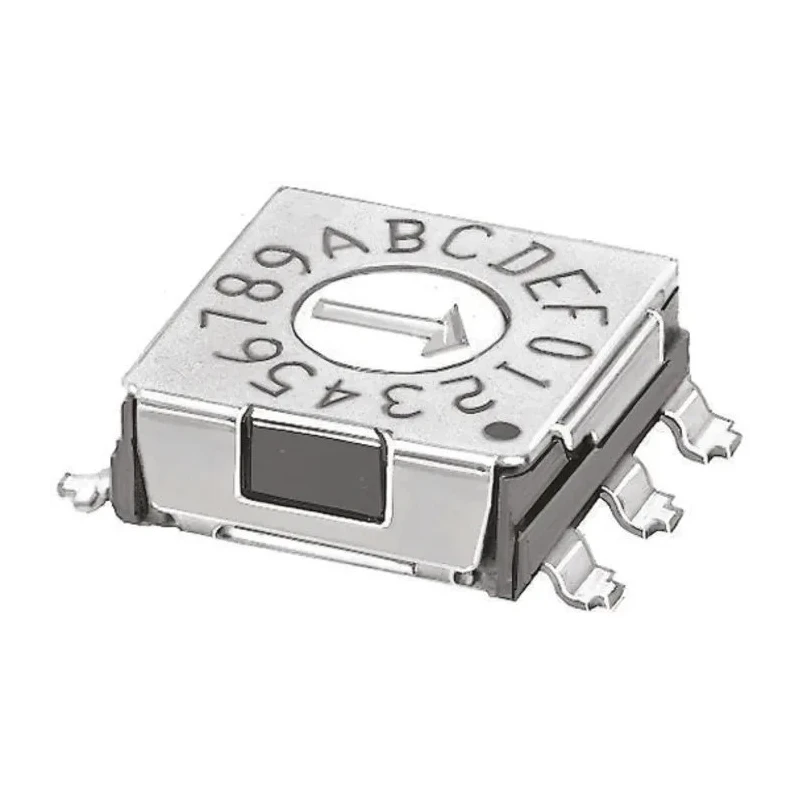 KNITTER-SWITCH Rotary Flush Rotary Coded DIP Switch Surface Mount SMR13016