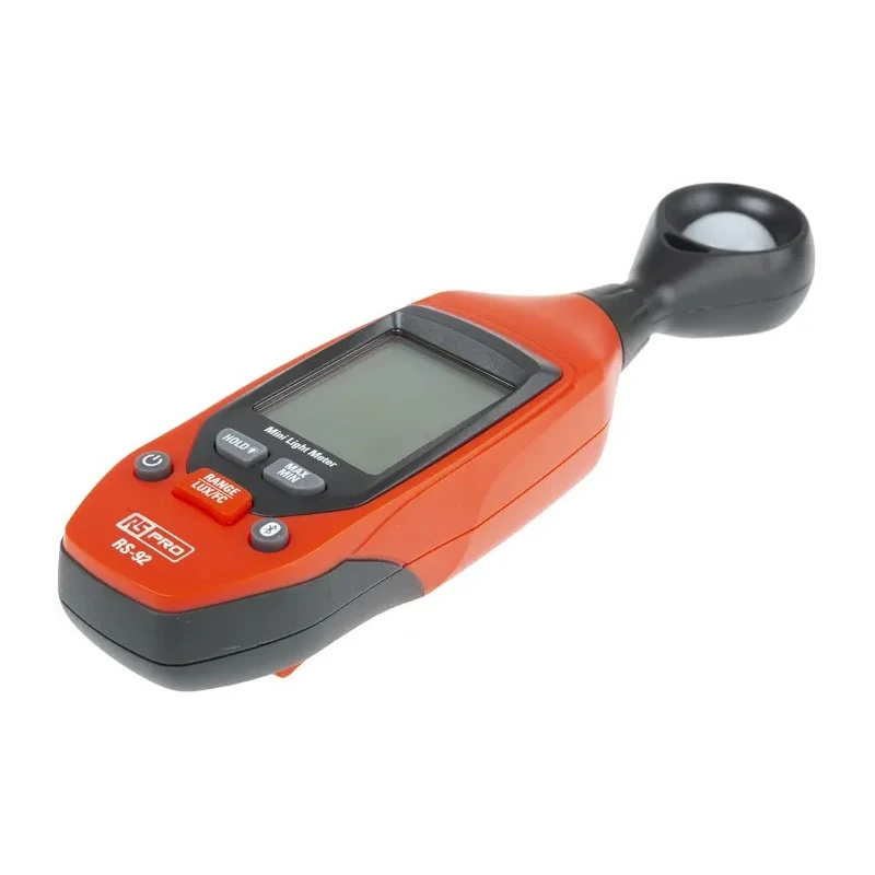 RS PRO Compact Light Meter with Silicon Photodiode Sensor 0lx to 40000 lx, ±5% Accuracy RS-92