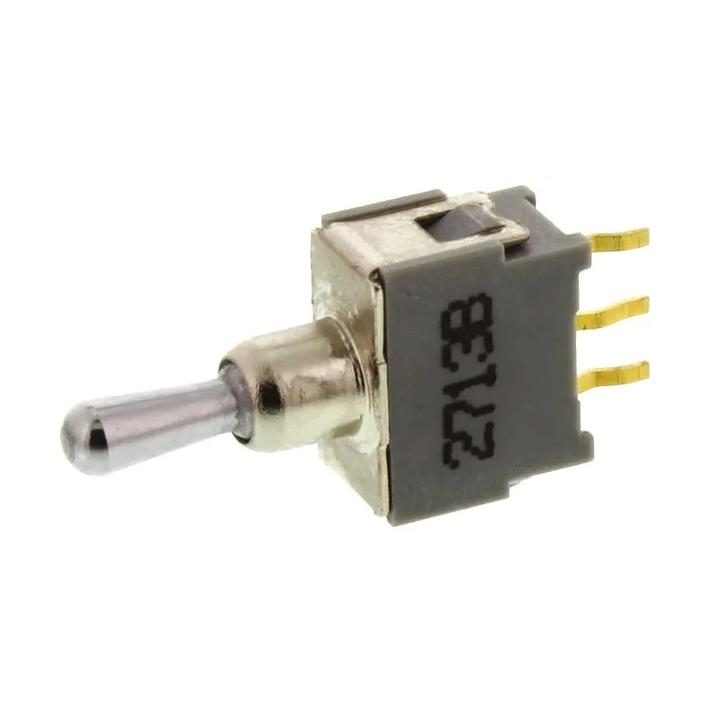 KNITTER-SWITCH Toggle Switch PCB Mount On-Off-On SPDT Through Hole Terminal 48V AC ATE1E