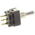 KNITTER-SWITCH Toggle Switch PCB Mount On-Off-On SPDT Through Hole Terminal 48V AC ATE1E