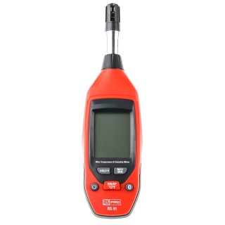 RS PRO Digital Hygrometer Data Logger 50 °C Operating Temperature ±3 %RH Humidity Accuracy RS-91