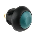 KNITTER-SWITCH DPW Series Miniature Push Button Switch Momentary Panel Mount 12.9 mm Cutout SPST Green LED IP67 250 DPW1CGG