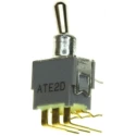 KNITTER-SWITCH Toggle Switch PCB Mount On-On DPDT Through Hole Terminal 48V ac ATE2D-RA
