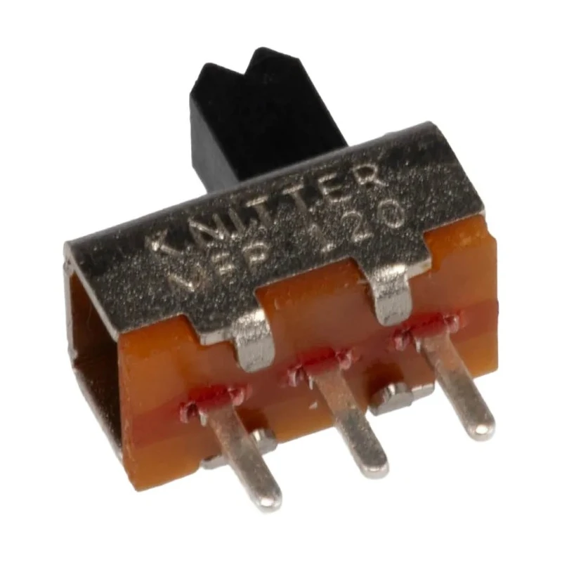 KNITTER-SWITCH PCB Slide Switch SPST Latching 350mA 30V DC Plastic Actuator MFP120