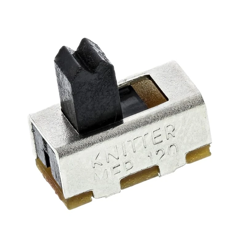 KNITTER-SWITCH PCB Slide Switch SPST 350mA Solder Terminal 30V DC On-On MFP120-R