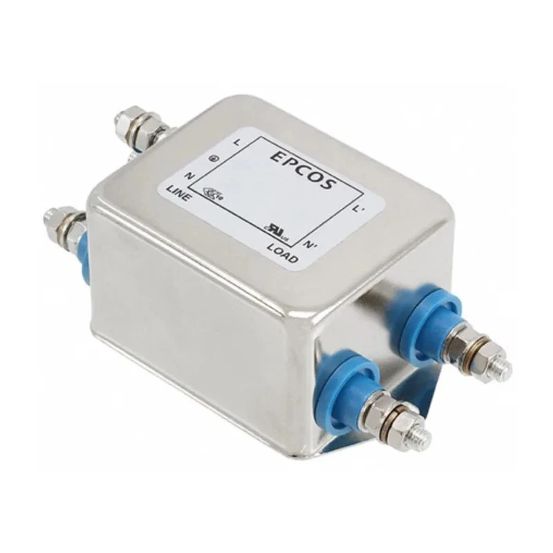 TDK Flange EMC Filter 25 A 250V ac/dc 60Hz Tab 1 Phase B84111F0000G125