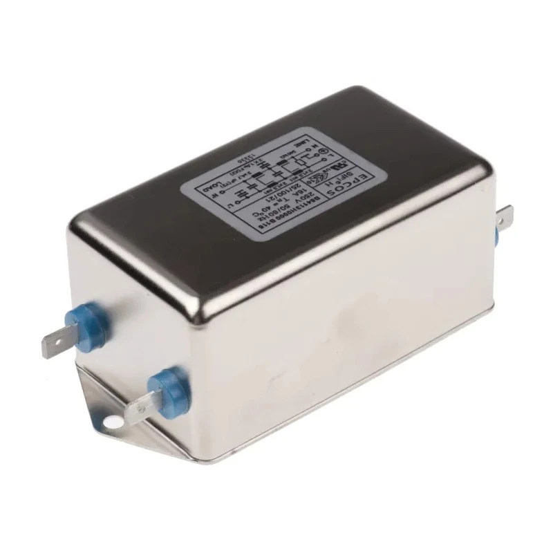 TDK Chassis Mount EMC Filter 16 A 250V AC/DC 50Hz 60Hz Tab Termination 1 Phase B84113H0000B116