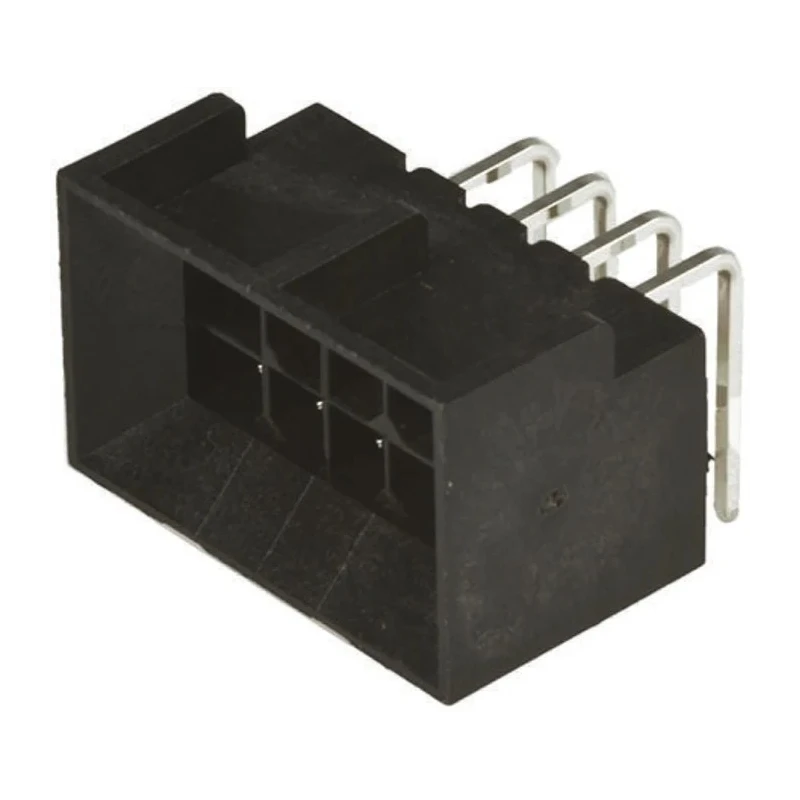 Molex Micro-Fit BMI Series Right Angle Through Hole PCB Header 12 Contacts 3 mm Pitch Shrouded 44428-1201