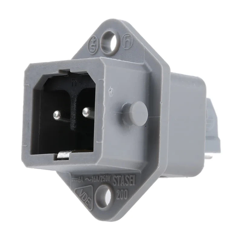 Hirschmann Industrial Power Connector, Rated 16A 250V, IP54 Grey Panel Mount, 2P+PE Screw Terminal ST Series 