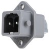 Hirschmann Industrial Power Connector, Rated 16A 250V, IP54 Grey Panel Mount, 2P+PE Screw Terminal ST Series