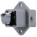 Hirschmann Industrial Power Connector, Rated 16A 250V, IP54 Grey Panel Mount, 2P+PE Screw Terminal ST Series 