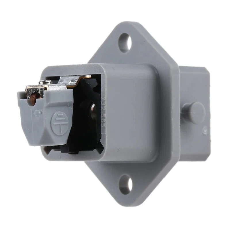 Hirschmann Industrial Power Connector, Rated 16A 250V, IP54 Grey Panel Mount, 2P+PE Screw Terminal ST Series 
