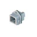 Hirschmann Industrial Power Connector, Rated 16A 250V, IP54 Grey Panel Mount, 2P+PE Screw Terminal ST Series 