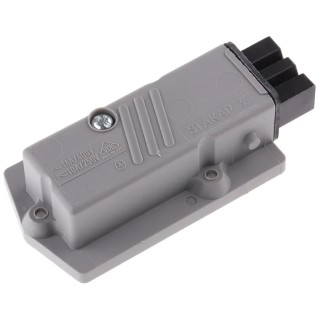 Hirschmann Industrial Power Connector 16A 400V IP54 Panel Mount 3+PE Screw Terminal Polyamide ST Series IP54 