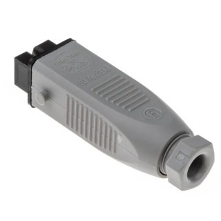 Hirschmann Industrial Power Connector Cable Mount 2P+PE 16A 250V IP54 Fibreglass Reinforced Polyester ST Series MPN 