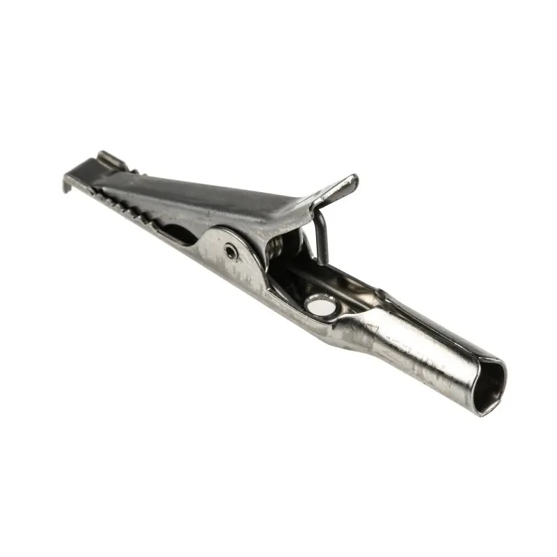 Mueller Electric Black Crocodile Clip Stainless Steel Contact 4A 930122000