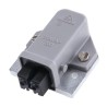 Hirschmann ST IP20 Grey Panel Mount 2P+PE Straight Industrial Power Connector 16A 250, 400V IP20