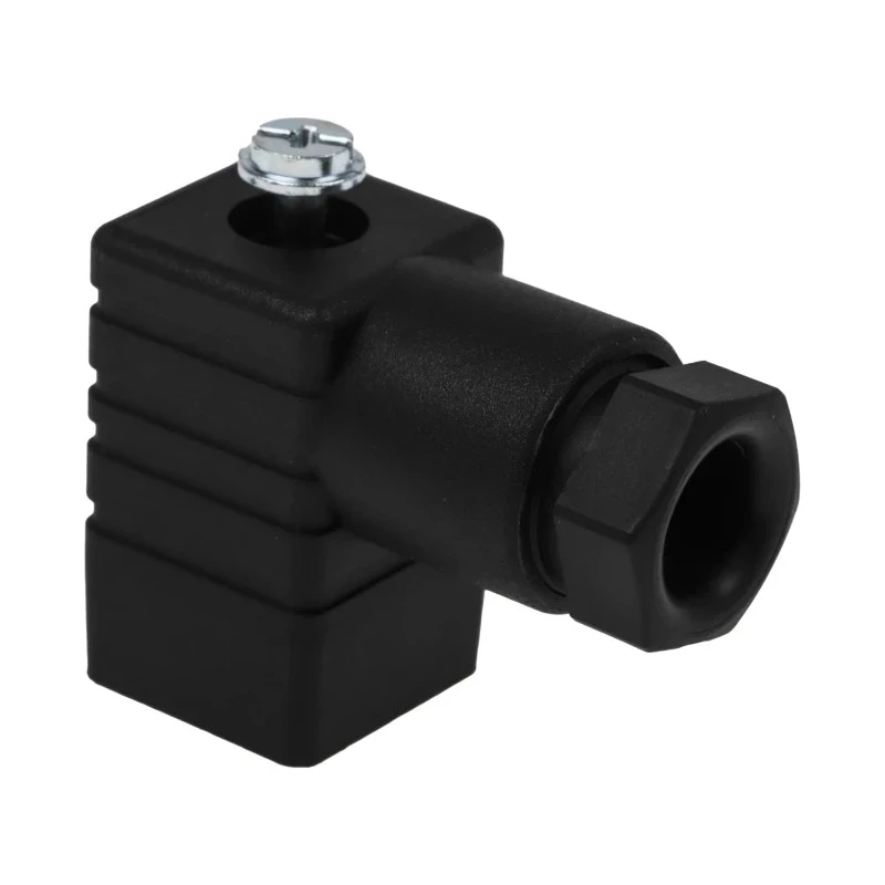 Hirschmann Solenoid Valve Connector 3P+E DIN 43650 C Female, 250 V AC/DC, Black 933024100 GDS 307 BLACK