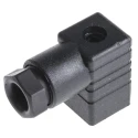Hirschmann Solenoid Valve Connector Female 2P+E DIN 43650 230V AC/DC 6A Current GDS 207 black 933138100 GDS 207 black