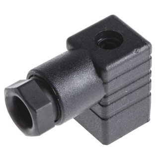 Hirschmann Solenoid Valve Connector Female 2P+E DIN 43650 230V AC/DC 6A Current GDS 207 black 933138100 GDS 207 black