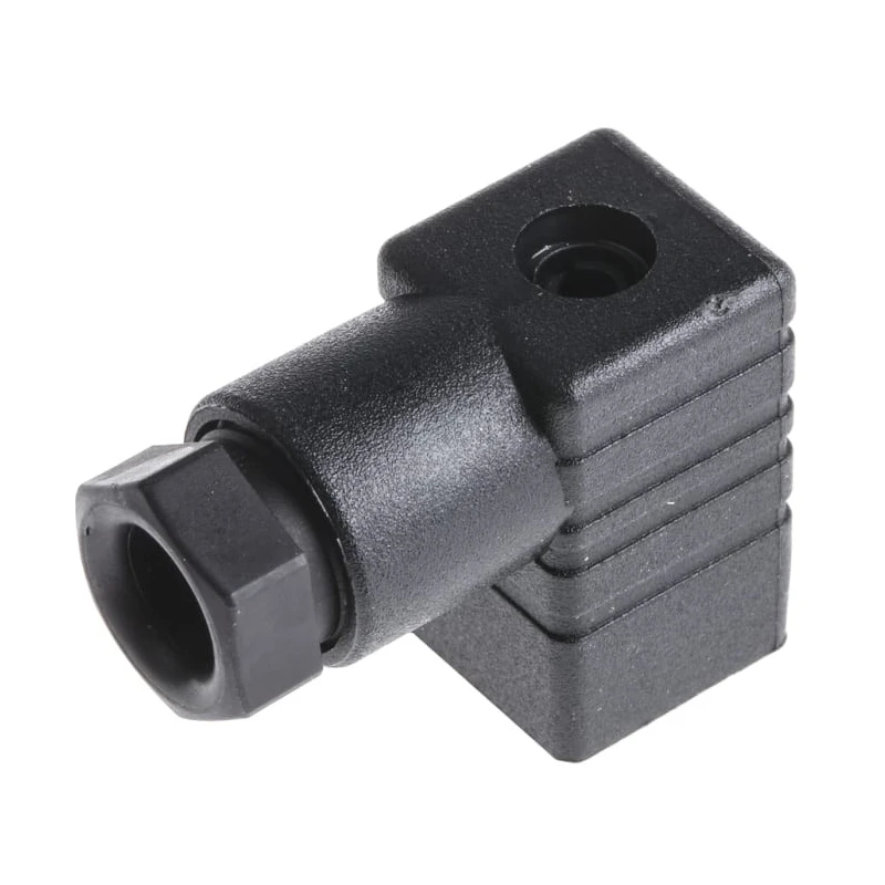 Hirschmann Solenoid Valve Connector Female 2P+E DIN 43650 230V AC/DC 6A Current GDS 207 black 933138100 GDS 207 black