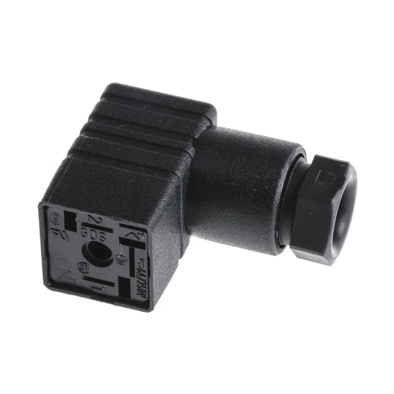 Hirschmann Solenoid Valve Connector Female 2P+E DIN 43650 230V AC/DC 6A Current GDS 207 black 933138100 GDS 207 black
