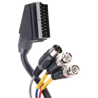 RS PRO 2 m Black Terminated Solid Conductor Coaxial Cable 156-2745