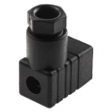 Hirschmann GDSN 207 2P+E DIN 43650 C Solenoid Valve Connector Indicator Light, 250 V AC/DC 6A 933137100 GDSN 207 black