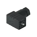 Hirschmann GDSN 207 2P+E DIN 43650 C Solenoid Valve Connector Indicator Light, 250 V AC/DC 6A 933137100 GDSN 207 black