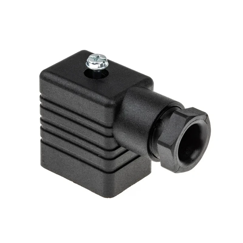 Hirschmann GM Series 2P+E DIN 43650 B Solenoid Valve Connector Female 250V AC/DC 16A 932977100 GM 209 NJ black