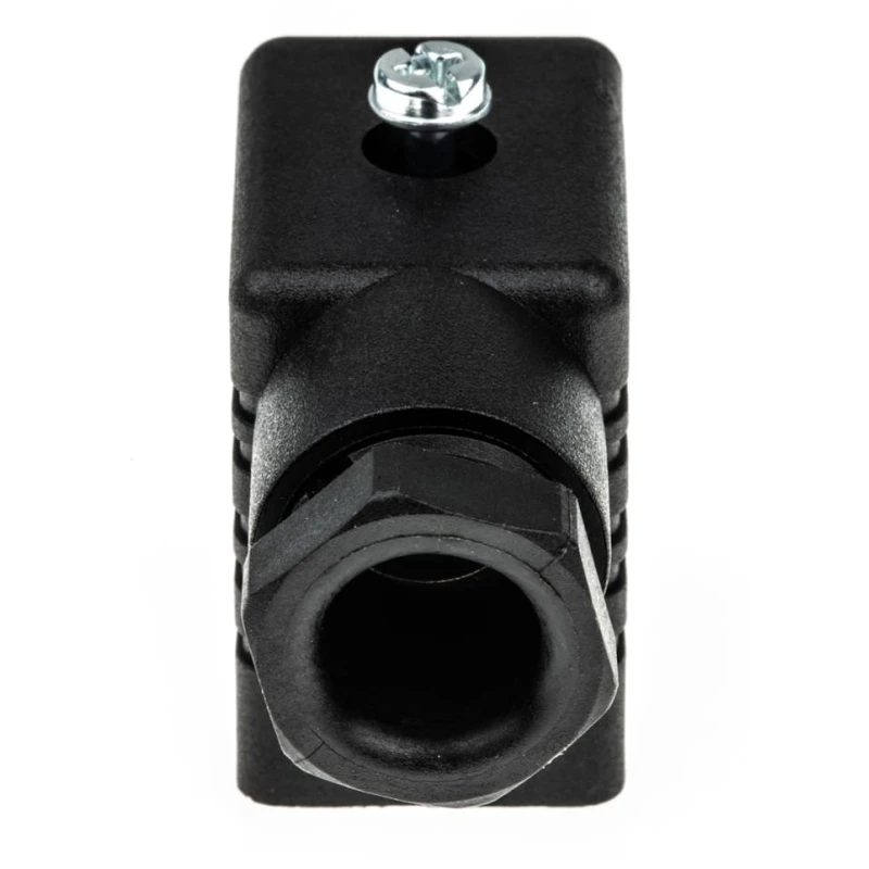 Hirschmann GM Series 2P+E DIN 43650 B Solenoid Valve Connector Female 250V AC/DC 16A 932977100 GM 209 NJ black