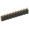 Preci-Dip 811 Series Straight Surface Spring Loaded Connector, 5 Contacts, 2.54 mm Pitch, 1 Row 811-SS-005-30-003191