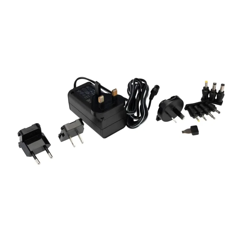 Ansmann Interchangeable AC/DC Adapter Australia, EU, UK, US Plug 12 W Power 12V, 3V, 4.5V, 5V, 6V, 7.5V, 9V DC Output 5311113