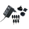 Ansmann Interchangeable AC/DC Adapter Australia EU UK US 3.6W 12V dc, 3 V dc, 4.5 V dc, 5 V dc, 6 V dc 5311103