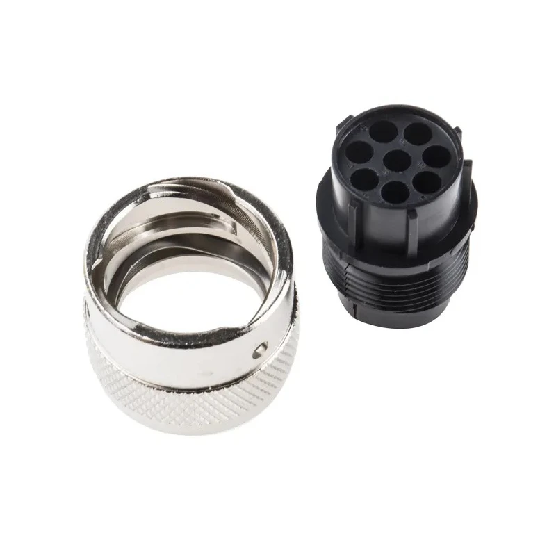 ITT Cannon Circular Connector, 8 Contacts, Cable Mount, Plug Female, IP65, Nylon Housing, 250V, 13A, Trident TR1208PF31NB