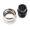ITT Cannon Circular Connector, 8 Contacts, Cable Mount, Plug Female, IP65, Nylon Housing, 250V, 13A, Trident TR1208PF31NB