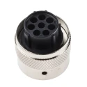 ITT Cannon Circular Connector, 8 Contacts, Cable Mount, Plug Female, IP65, Nylon Housing, 250V, 13A, Trident TR1208PF31NB