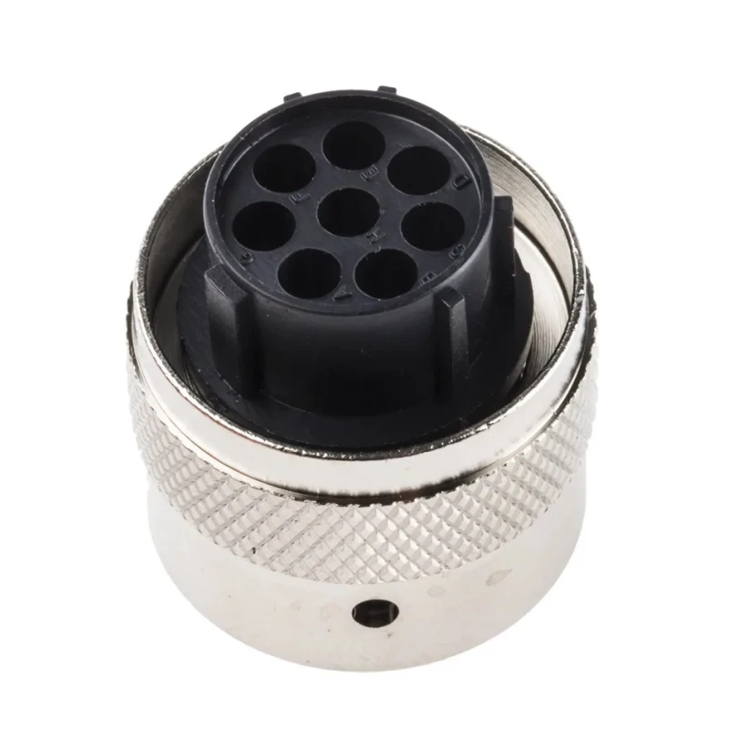 ITT Cannon Circular Connector, 8 Contacts, Cable Mount, Plug Female, IP65, Nylon Housing, 250V, 13A, Trident TR1208PF31NB