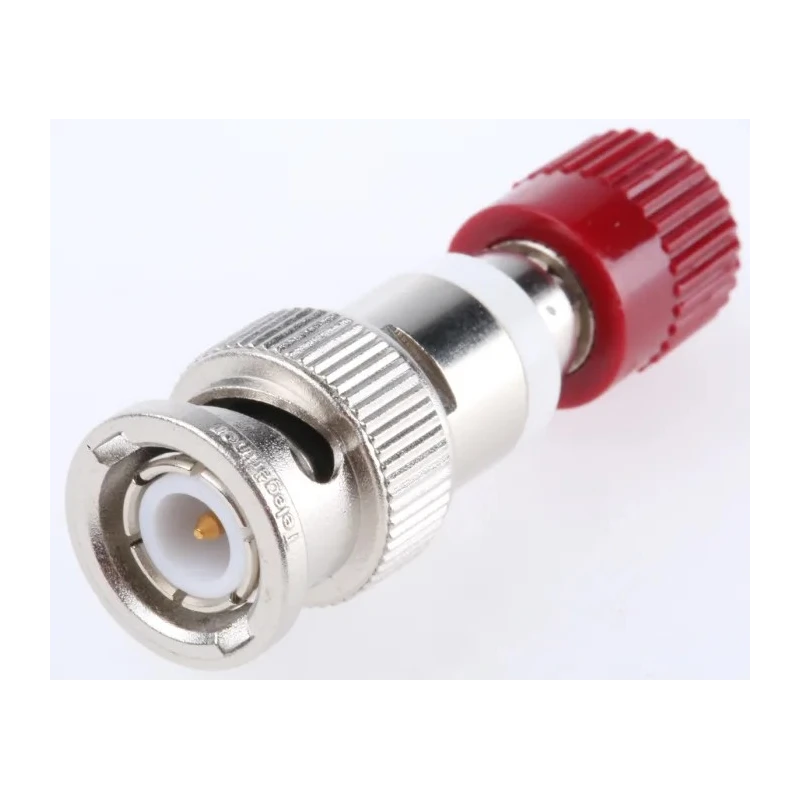 Telegartner Red Male Binding Post With Brass Contacts and Gold Plated J01008A0625