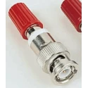 Telegartner Red Male Binding Post With Brass Contacts and Gold Plated J01008A0625