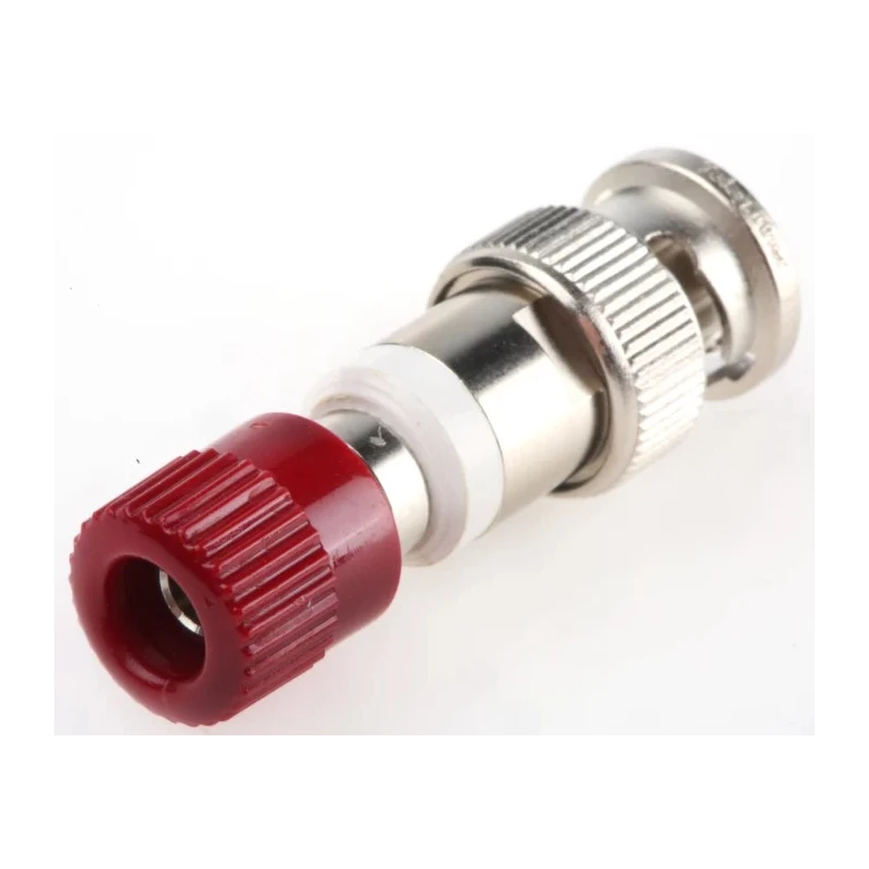 Telegartner Red Male Binding Post With Brass Contacts and Gold Plated J01008A0625