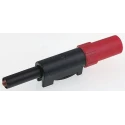 Hirschmann Test & Measurement Red Male Banana Plug 4 mm Connector Screw Termination 60V dc 16A Nickel Plating 931825101