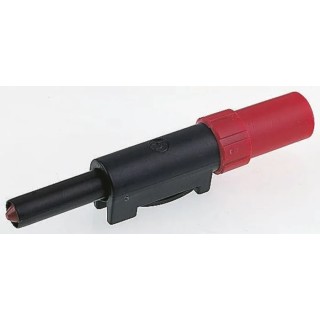 Hirschmann Test & Measurement Red Male Banana Plug 4 mm Connector Screw Termination 60V dc 16A Nickel Plating 931825101